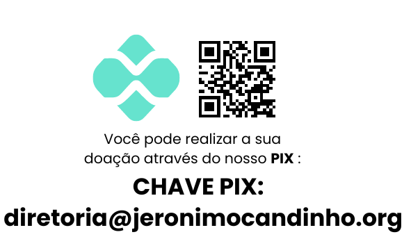 Card com chave PIX para doação